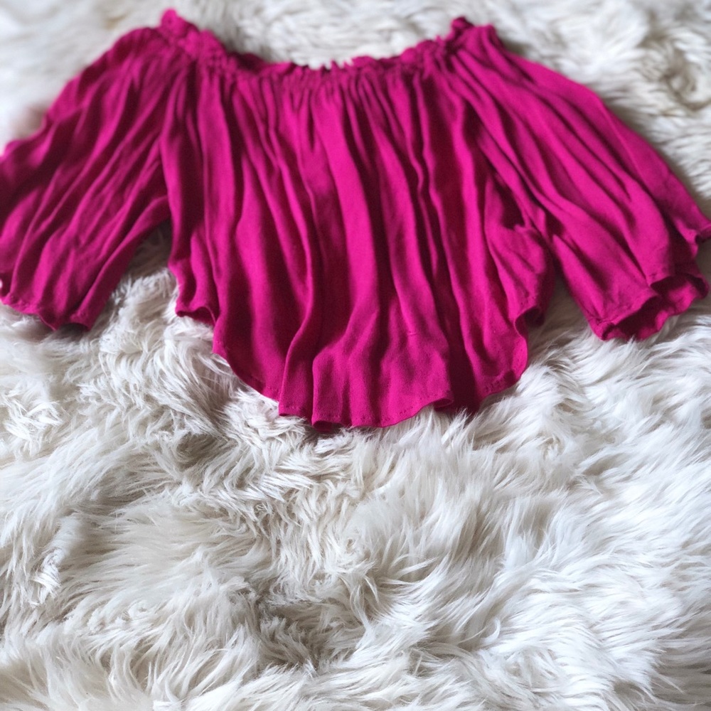 Pink crop too